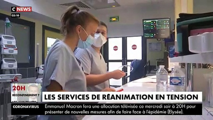 Coronavirus - Face à l'afflux de patients atteints du Covid-19, les services de réanimation dans les hôpitaux sont au bord de la saturation - VIDEO