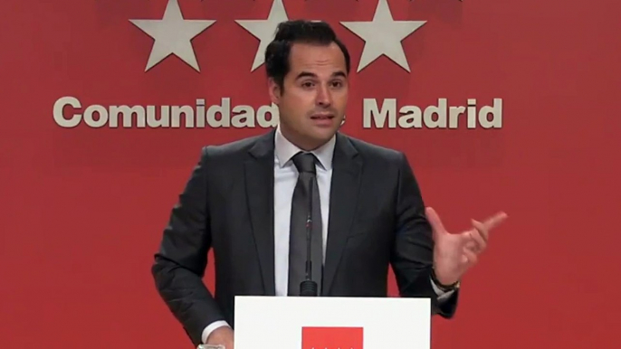 Aguado, vicepresidente de la Comunidad de Madrid: "Hemos reducido la curva de contagios a la mitad desde el 29 de septiembre"