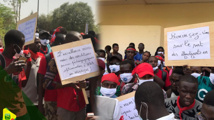 Urgent : Les étudiants de l'Université Alioune Diop de Bambey ont perturbé la tenue l'assemblée de l'université...