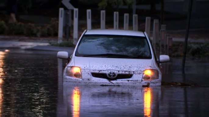 Heavy rain and flooding causes havoc in Brisbane