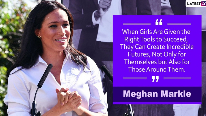 Meghan Markle Birthday: Inspiring Quotes By The Duchess Of Sussex On Equality And Opportunities