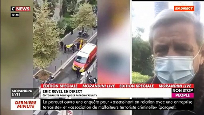 Attaque de Nice - Le journaliste Eric Revel, au bord des larmes en direct de Nice, raconte le choc vécu par les habitants ce matin dans "Morandini Live" - VIDEO