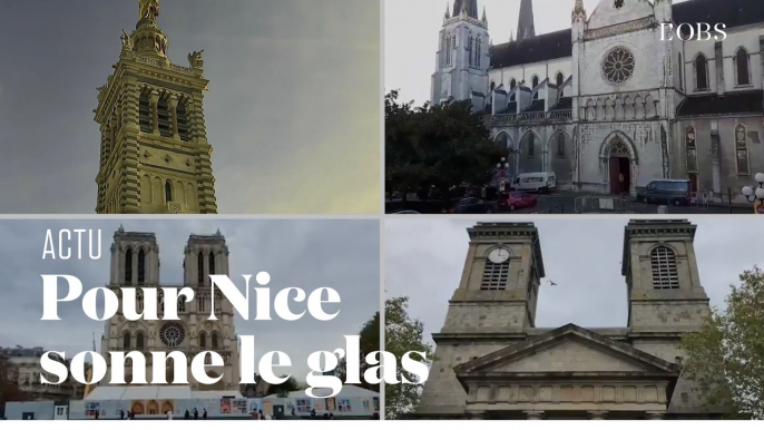 Le glas résonne aux quatre coins de France en hommage aux victimes de l'attentat de Nice