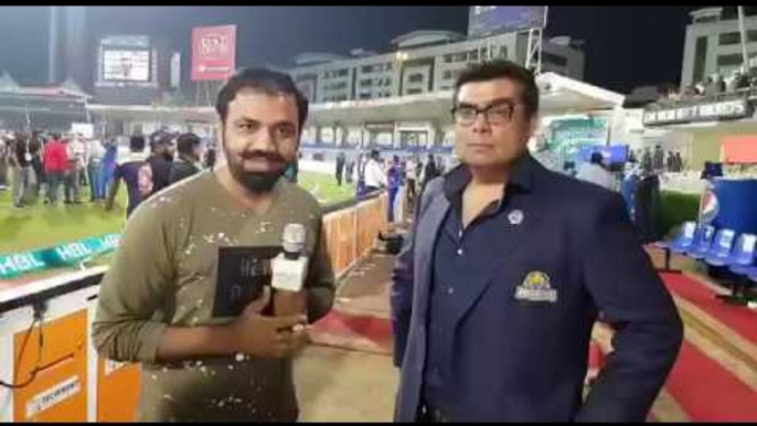 Salman Iqbal CEO of Karachi Kings about today's victory of his team - PSL3