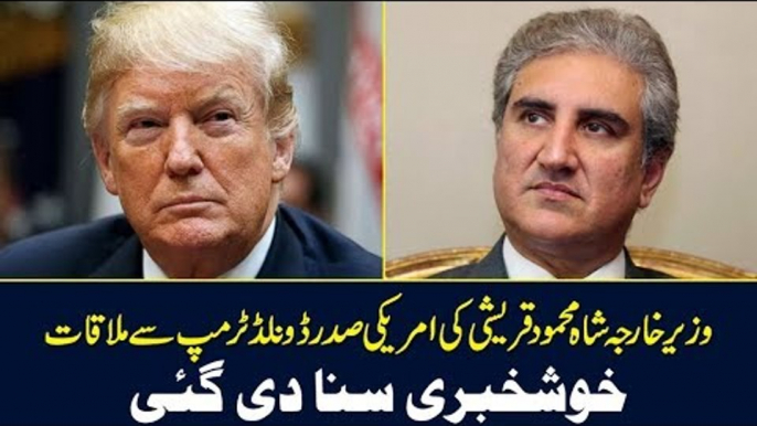 Foreign Minister Shah Mehmood Qureshi meets President Trump in New York