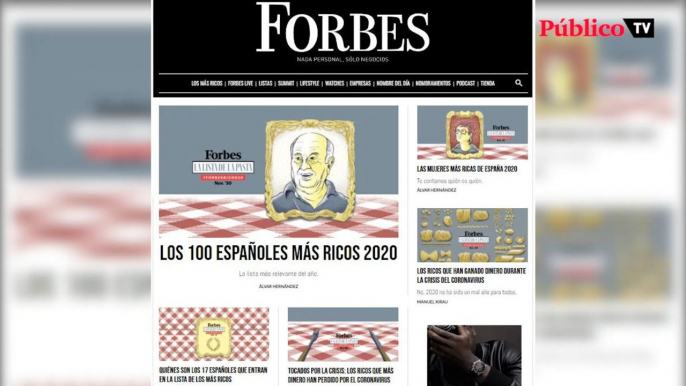 Lista Forbes: estos son los españoles más ricos