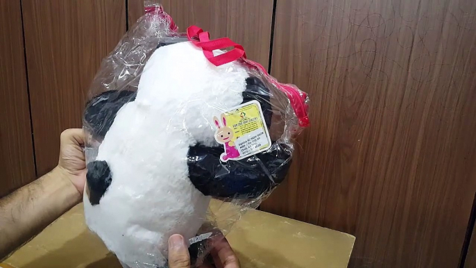 Unboxing and Review of cute panda soft toy for your kids gift