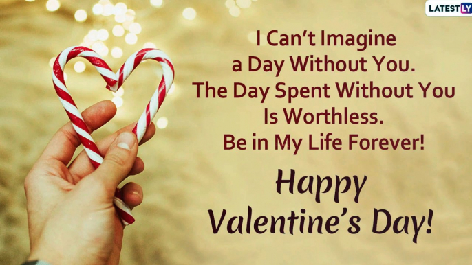 Happy Valentines Day 2020 Greetings For Wife: WhatsApp Messages & Images To Send To Your Partner
