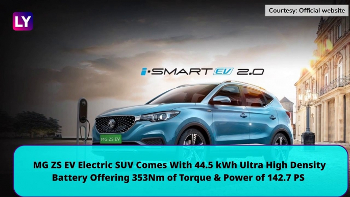 MG ZS EV Electric SUV Officially Unveiled; To Be Launched in India By Early Next Year