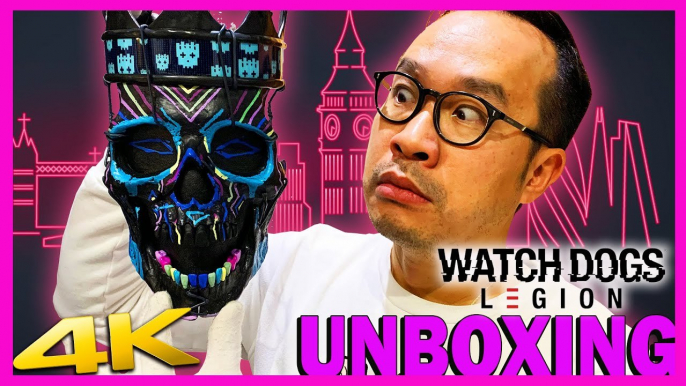 WATCH DOGS LEGION : MON UNBOXING 4K DU COLLECTOR MASQUE-COURONNE DEDSEC