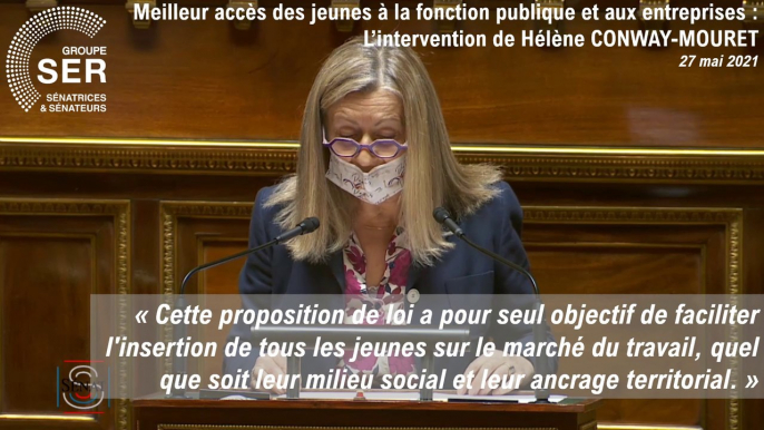 Meilleur accès des jeunes à la fonction publique et aux entreprises : l'intervention de Hélène Conway-Mouret