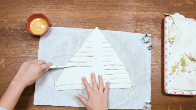 Un sapin de Noël pour l'apéritif - Recette de saison