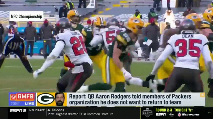 Good Morning Football | Peter Schrager "Goes Crazy" Aaron Rodgers Doesn'T Want To Return To Packers