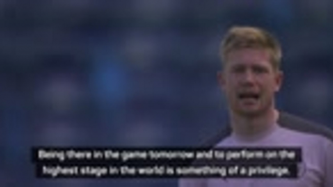 'If you lose, you're almost a failure' - De Bruyne on Champions League final