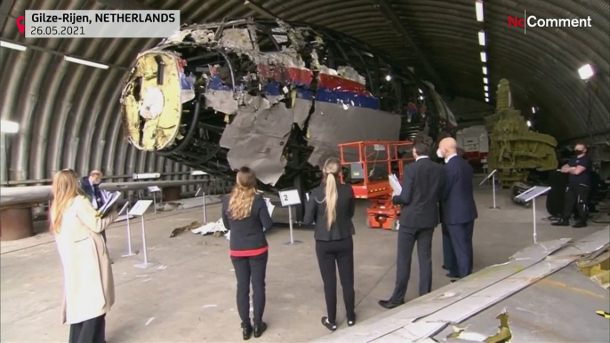 Dutch judges inspect Malaysia flight MH17 wreckage ahead of suspect trial