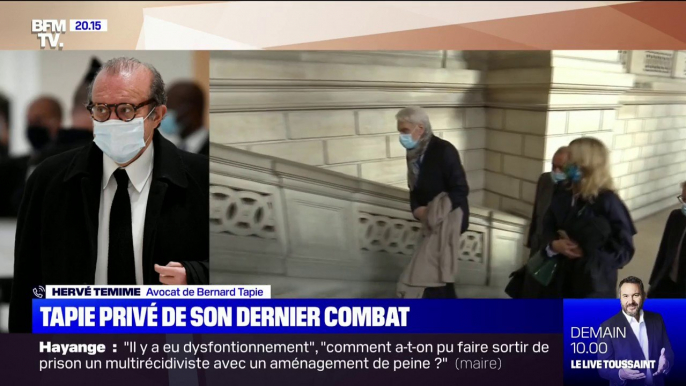 Me Hervé Temime, avocat de Bernard Tapie: "J'irai au bout des recours juridiques si c'est nécessaire"