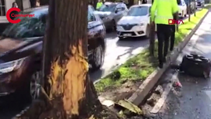 Sosyal medya fenomeni Enes Batur Etiler'de kaza yaptı