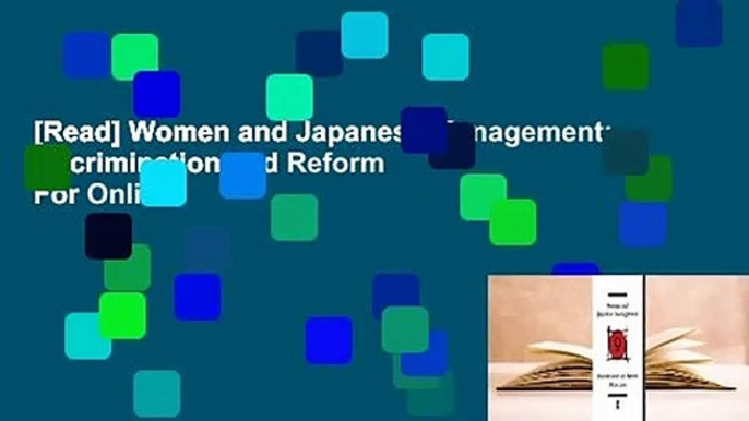 [Read] Women and Japanese Management: Discrimination and Reform  For Online