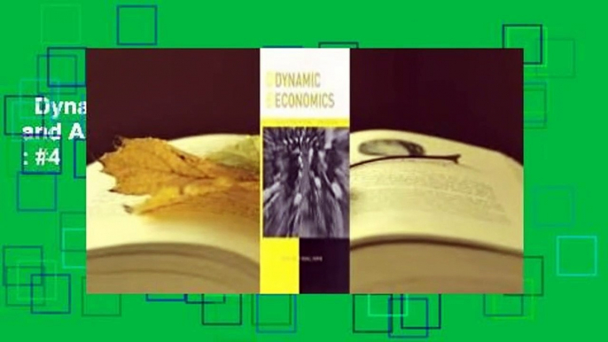 Dynamic Economics: Quantitative Methods and Applications  Best Sellers Rank : #4