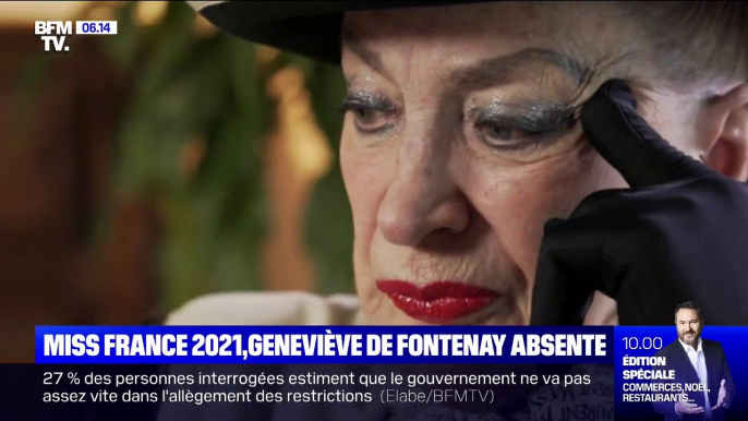 Geneviève de Fontenay explique pourquoi elle refuse de participer au centenaire de Miss France