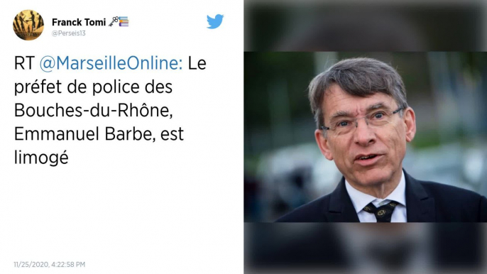 Bouches-du-Rhône : le préfet de police Emmanuel Barbe limogé