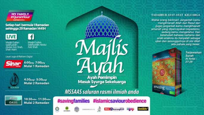 [LIVE] Majlis Ayah: Ayah sumber inspirasi