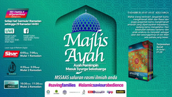 [LIVE] Majlis Ayah: Jangan Jadi Ayah Gagal