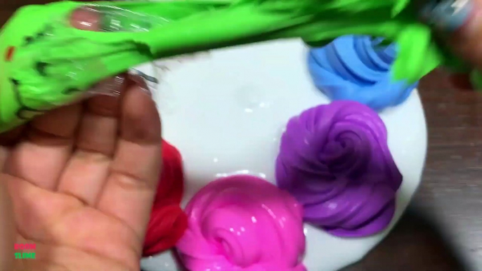 FUNNY PIPING BAGS - Mixing CLAY Into Glossy Slime ! Satisfying Slime Videos #1541