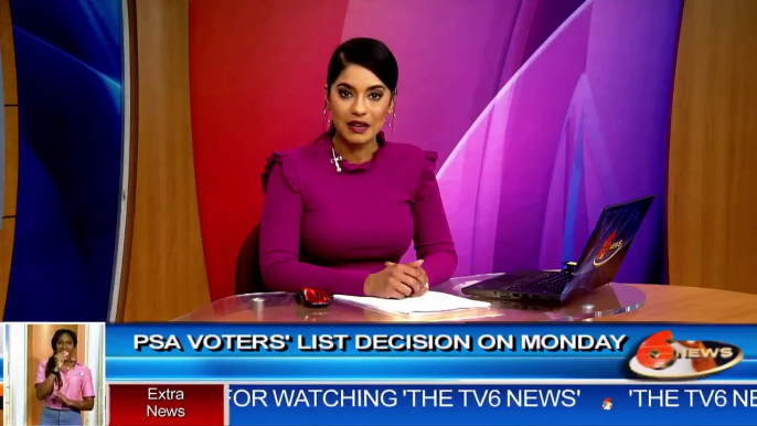 PSA voters' list decision on Monday 16th Nov, 2020