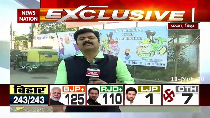 Bihar Results With News Nation: Exclusive coverage from BJP office in