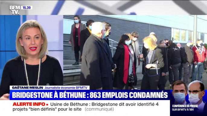 Usine de Béthune: Bridgestone dit avoir identifié "10 opportunités dont 4 projets déjà bien définis" pour le site