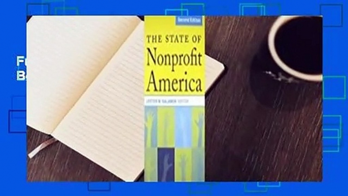 Full version  The State of Nonprofit America  Best Sellers Rank : #3