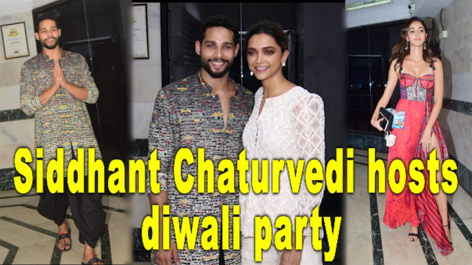 Siddhant Chaturvedi hosts diwali party