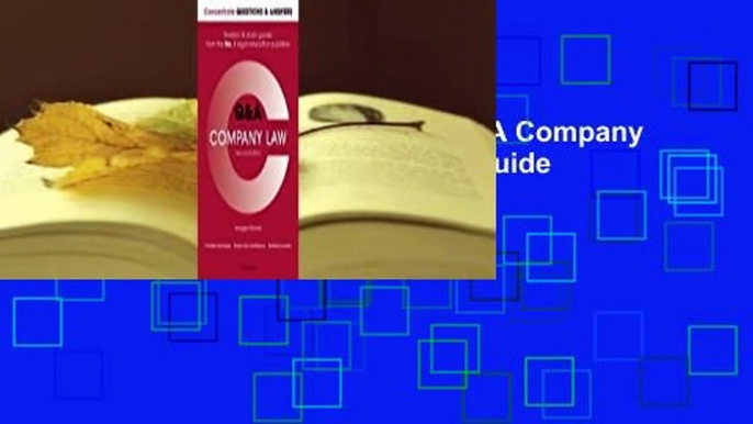 About For Books  Concentrate Q&A Company Law 2e: Law Revision and Study Guide  For Online