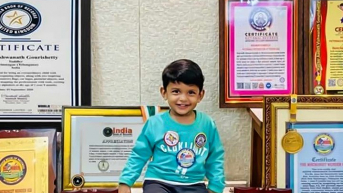 21 Months Old Adit Viswanath From Telengana, Enters World Book Of Records For His Sharp Memory