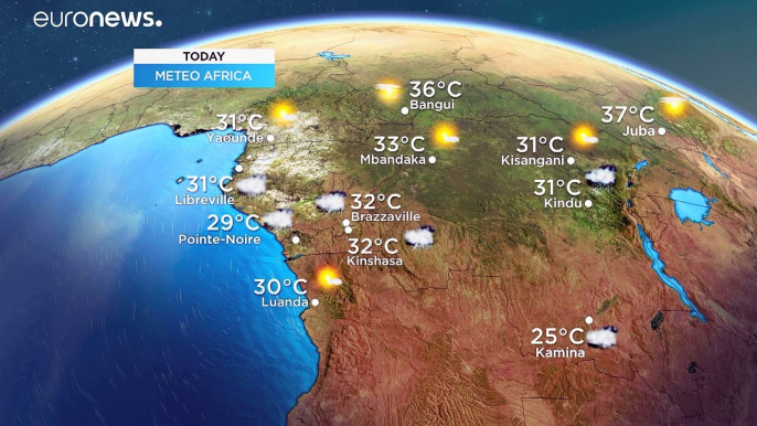 Africanews weather Africa today 25/12/2020