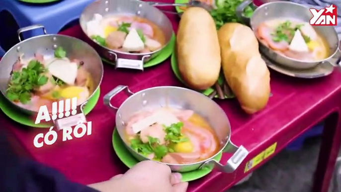 Yan food: Bánh mỳ áp chảo