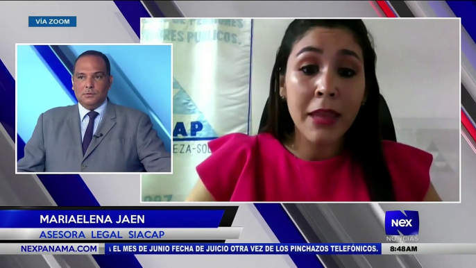 Entrevista a Mariaelena Jaen, asesora legal de Siacap - Nex Noticias