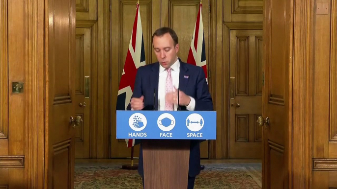 LIVE - UK Health Secretary Matt Hancock gives a briefing on coronavirus