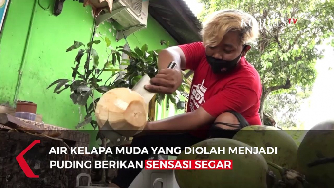 Nikmatnya Puding Kelapa Segar Milenial