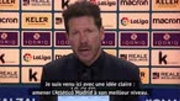 16e j. - Simeone, 500 matches sur le banc de l'Atlético