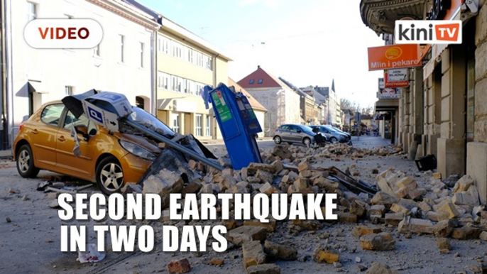 Second earthquake in two days strikes central Croatia