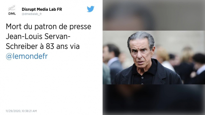 Jean-Louis Servan-Schreiber, icône de la presse française, est mort