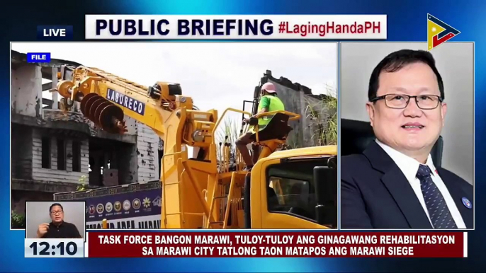 #LagingHanda | Task Force Bangon Marawi, tuloy-tuloy ang ginagawang rehabilitasyon sa Marawi City tatlong taon matapos ang Marawi siege