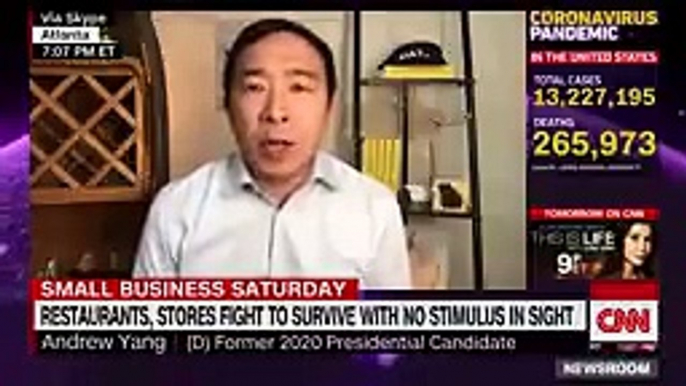 'Politics are why things aren't getting done'- Andrew Yang on Covid-19 relief