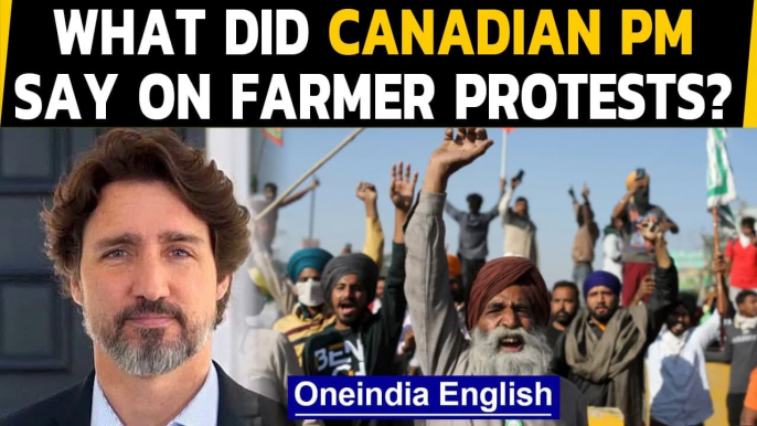 Canadian PM Justin Trudeau backs onging farmer protest in India, Watch the video|Oneindia News