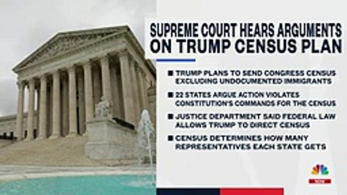 Supreme Court Hears Arguments On Plan To Exclude Undocumented Immigrants From Census