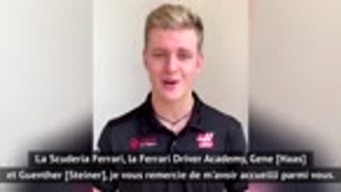 Formule 1 - Mick Schumacher : "Très fier de rejoindre Haas"