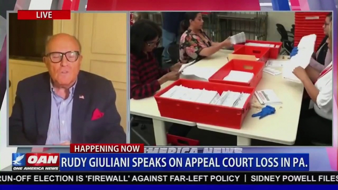 Giuliani - Get the right case to SCOTUS and convince states not to certify bogus vote counts