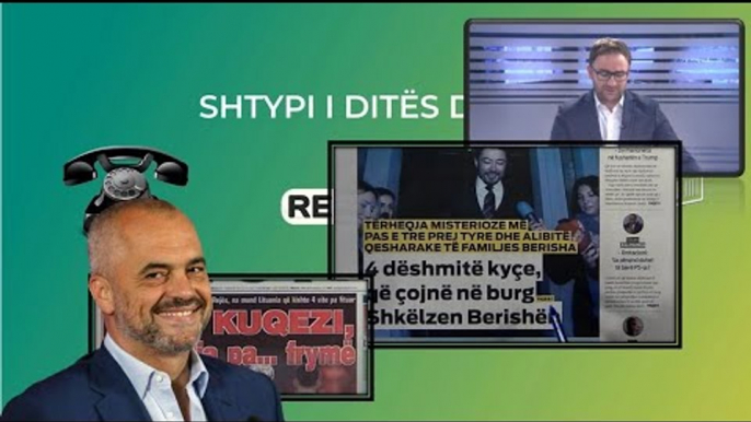 Report TV -"Shtypi i Ditës dhe Ju", ja çfarë shkruajnë gazetat për sot e martë 8 shtator 2020